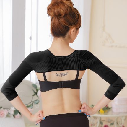 Women's body contouring and posture correction long-sleeved arm sleeves